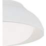 3_Ellison 12" Wide Sand White LED Ceiling Light more views