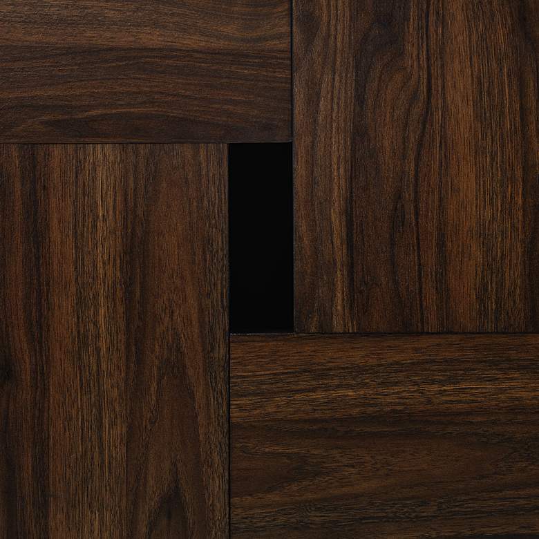 Ellison 30 inch Wide Dark Walnut Color Pop 2-Door Accent Cabinet more views