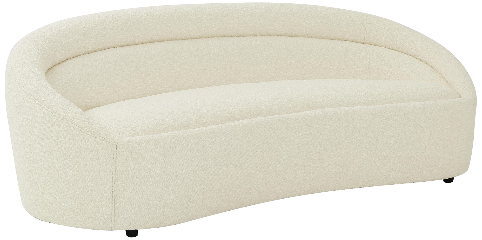 Ellison 88 1/4" Wide Cream Boucle Sofa