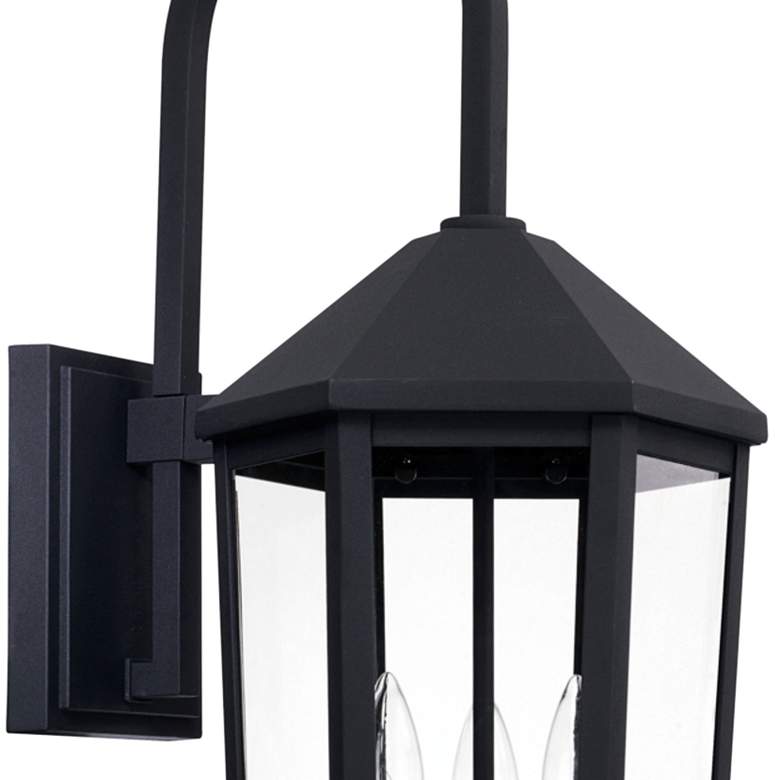 Image 2 Ellsworth 28 3/4" High Black 3-Light Outdoor Wall Light more views