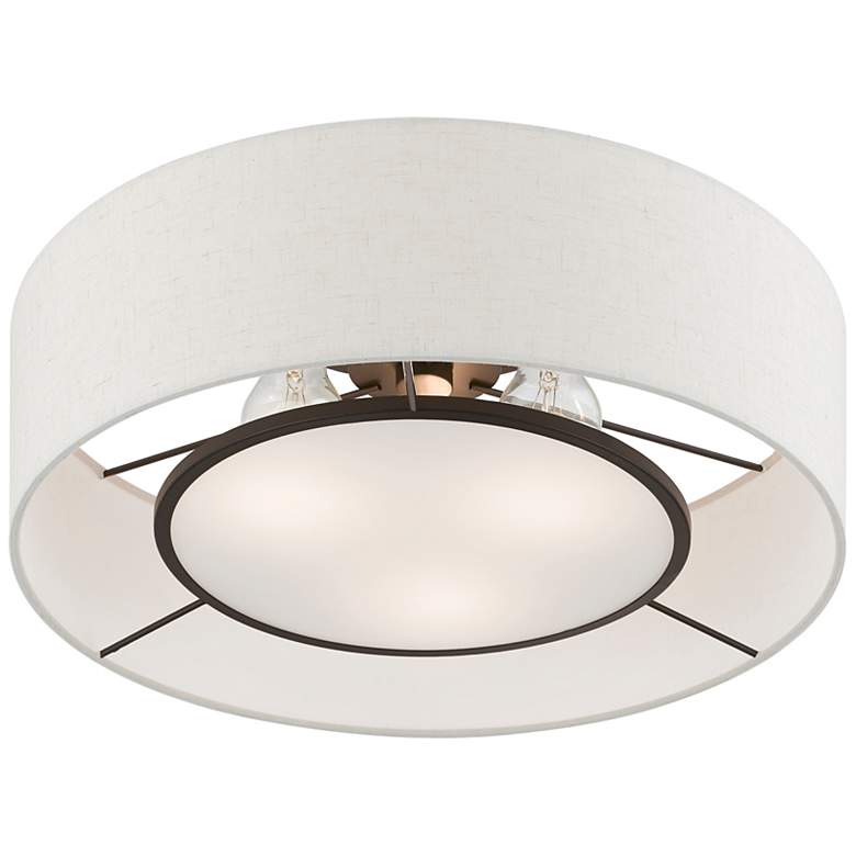 Image 5 Ellsworth 3 Light English Bronze Semi-Flush more views