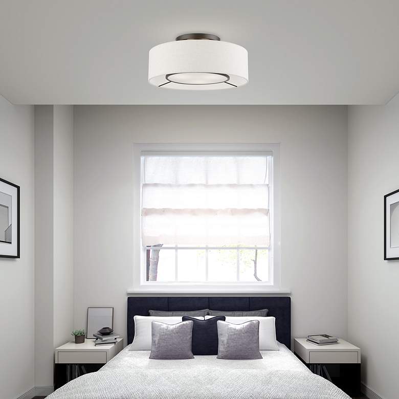 Image 7 Ellsworth 3 Light English Bronze Semi-Flush more views
