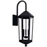 Ellsworth 36" High Black 3-Light Outdoor Lantern Wall Light