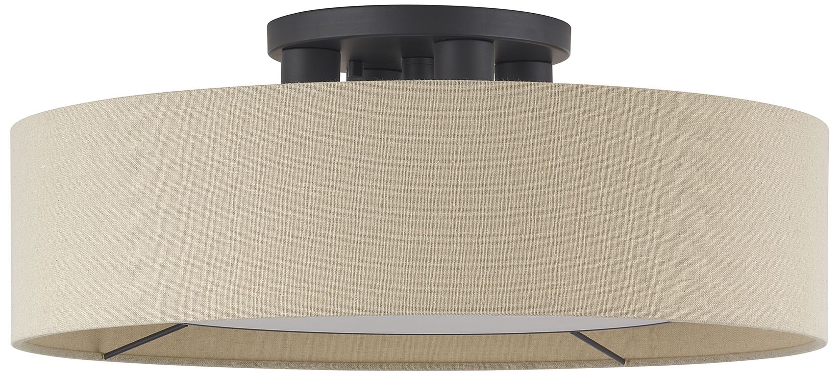 Image 3 Ellsworth 4 Light Bronze Large Semi-Flush more views