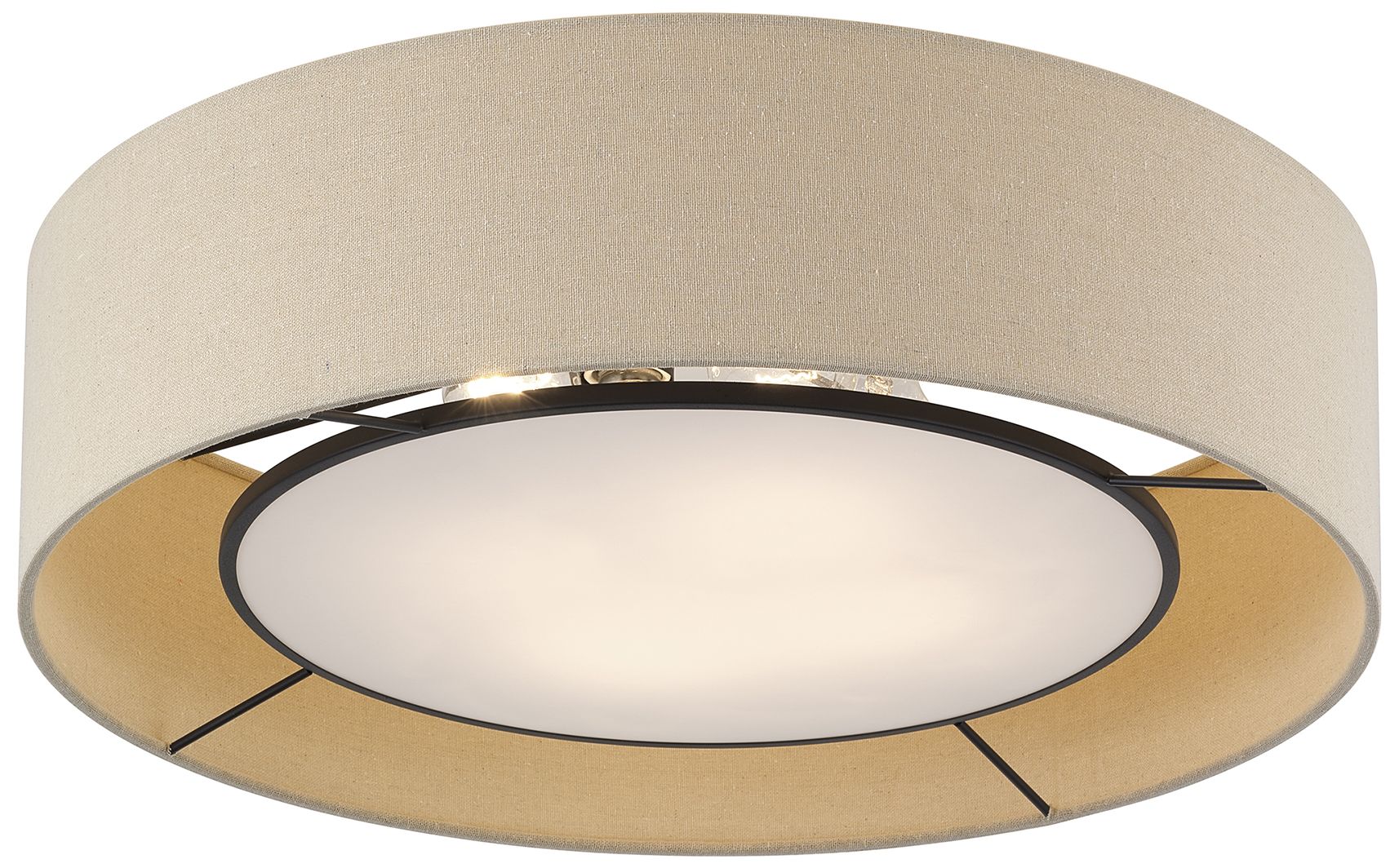 Image 6 Ellsworth 4 Light Bronze Large Semi-Flush more views