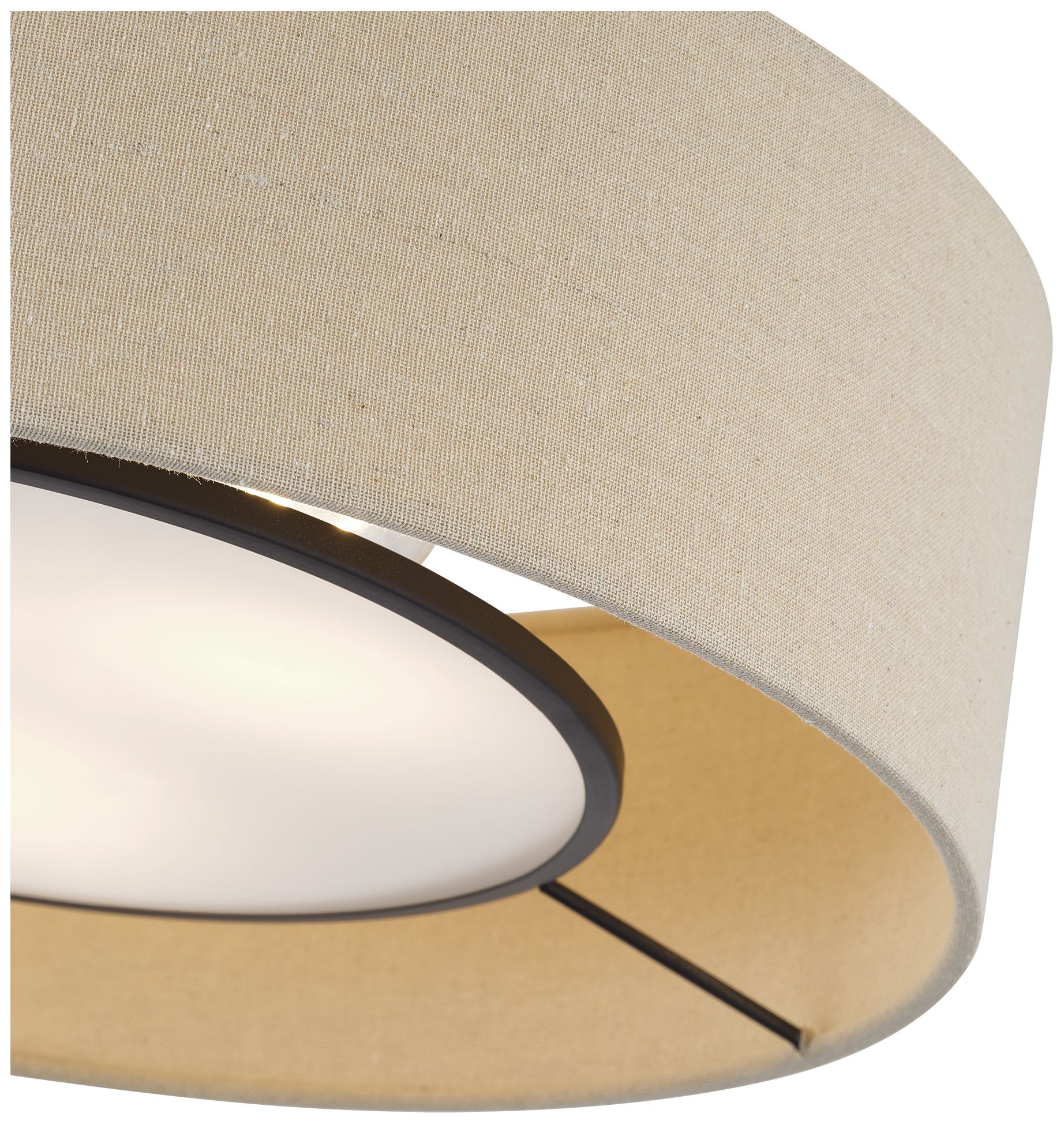 Ellsworth 4 Light Bronze Large Semi-Flush