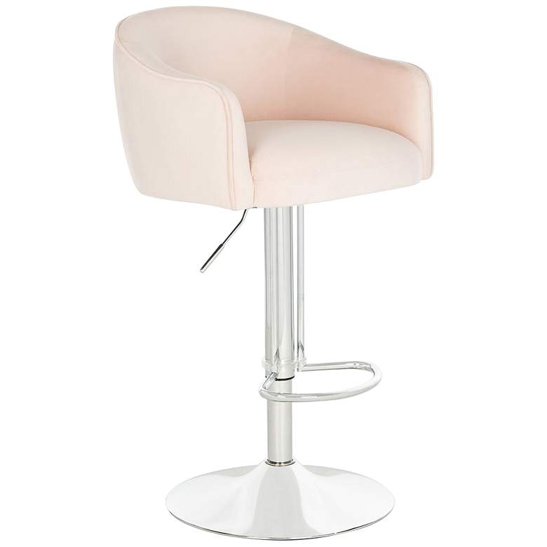 Image 1 Ellsworth Light Pink Adjustable Barstool