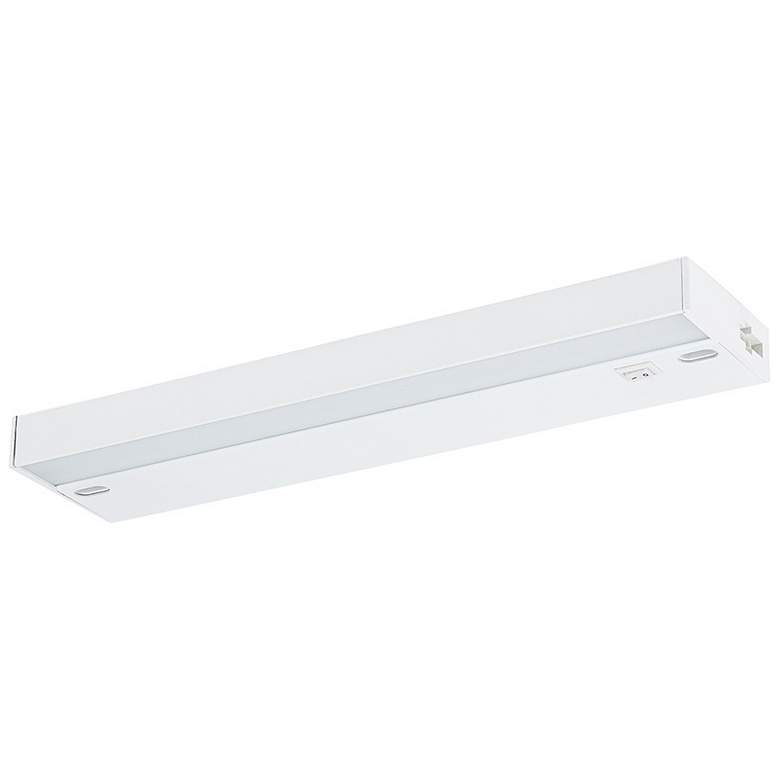 Image 1 Ellumi 12" Wide White Antibacterial LED Under Cabinet Light
