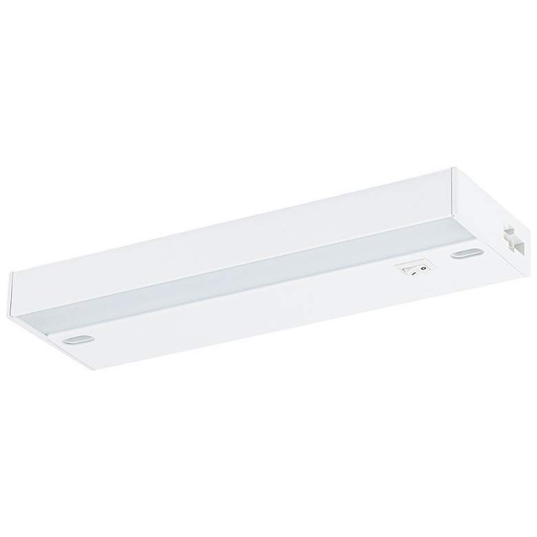 Image 1 Ellumi 9 inch Wide White Antibacterial LED Under Cabinet Light