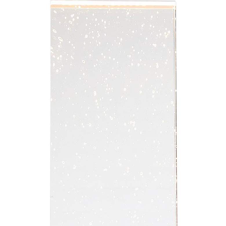 Image 4 Ellusion; LED Large Wall Sconce; 13W; Matte Black Finish with Seeded Glass more views