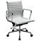 Ellwood White Mid-Back Adjustable Office Chair