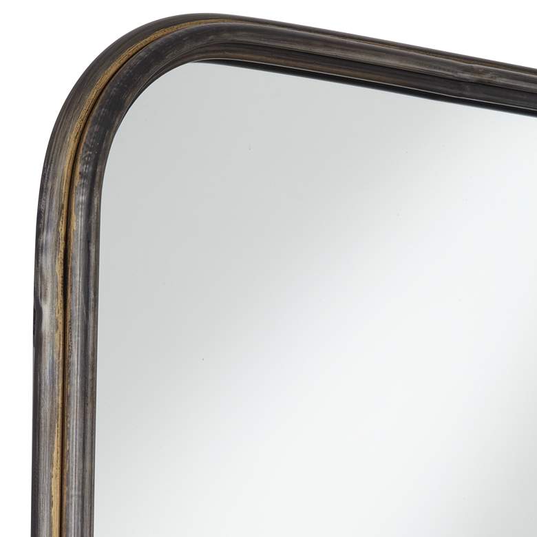 Image 3 Ellyson Bronze 21.75 inch x 40 inch Rounded Corner Rectangular Mirror more views