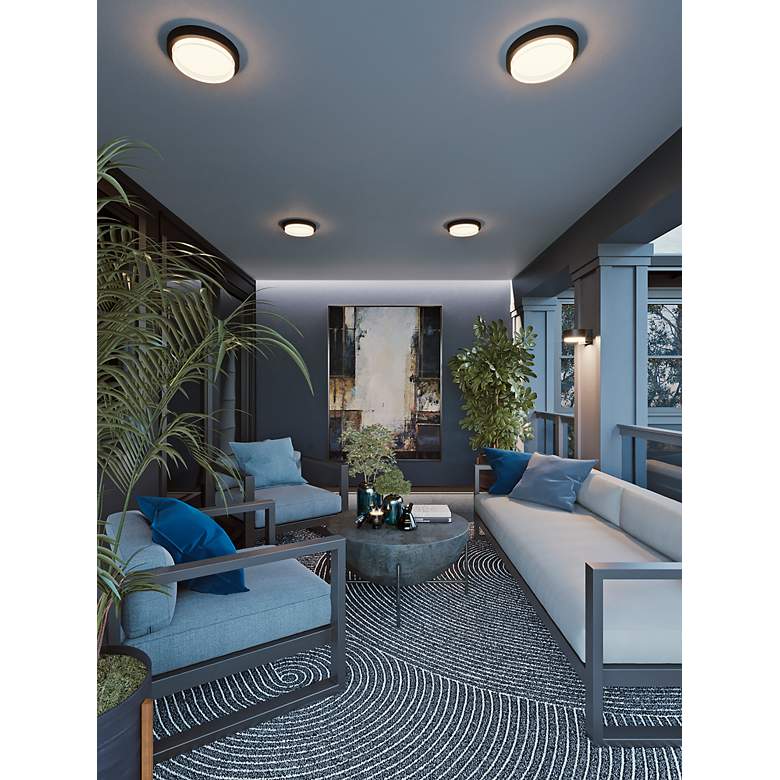 Image 3 Elm 11" LED Outdoor Flush Mount more views