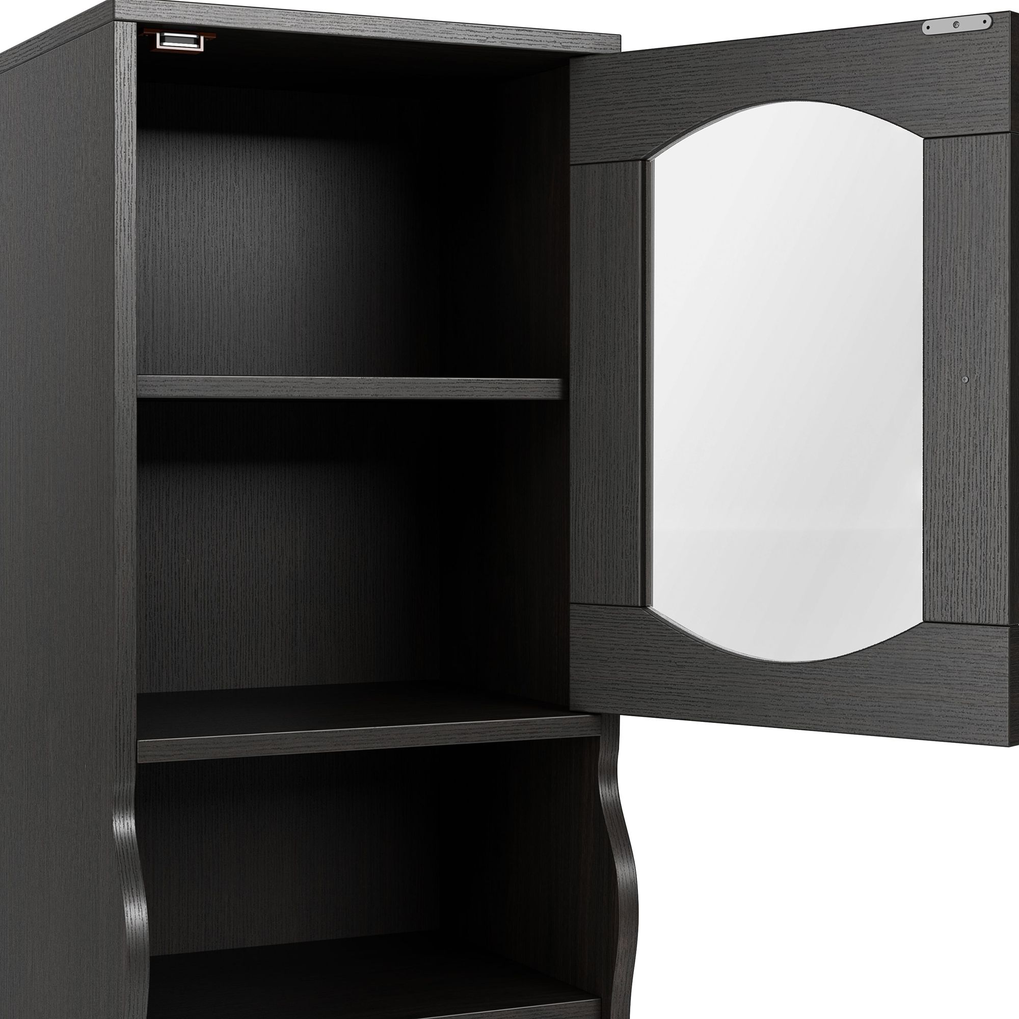 Elm 15 3/4" Wide Espresso Wood 1-Drawer Accent Bookcase