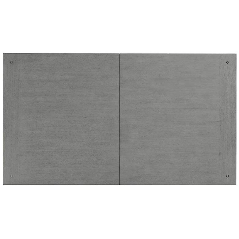 Image 4 Elm 46"W Antique Gray 2-Drawer Coffee Table with Lift-Top more views