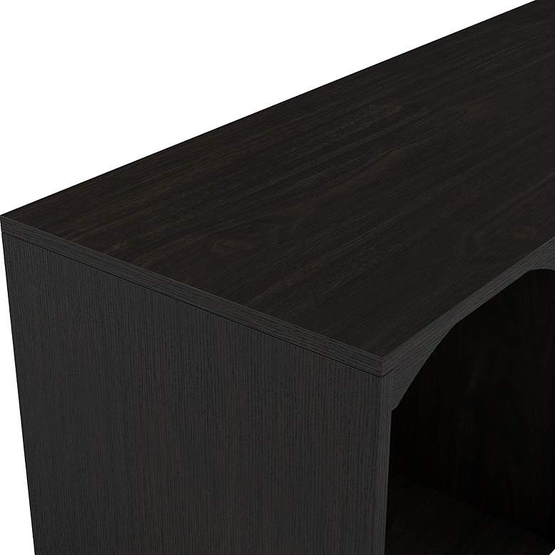 Image 6 Elm 62 1/4" Wide Espresso Wood Multi-Storage TV Stand more views