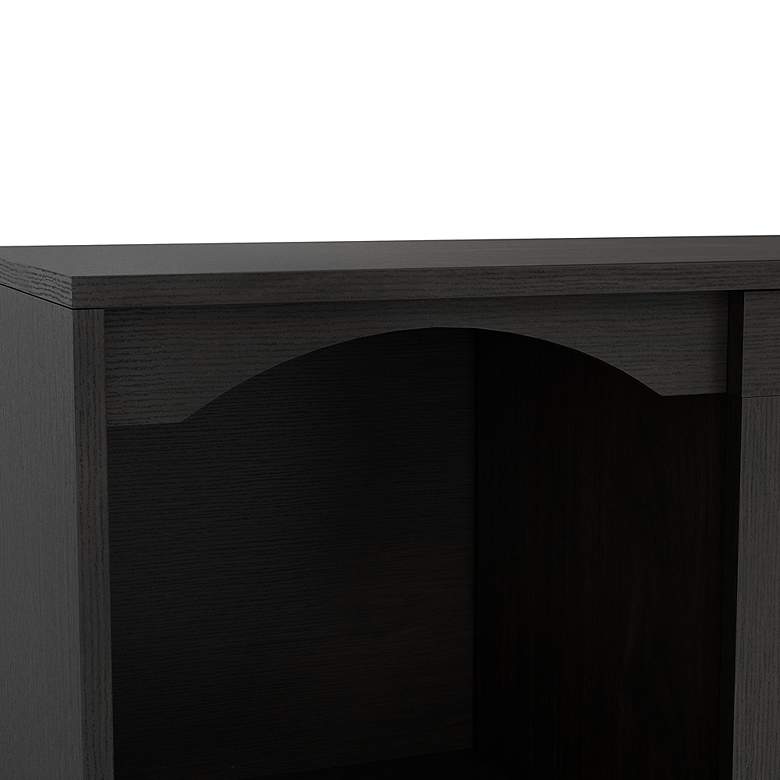 Image 7 Elm 62 1/4" Wide Espresso Wood Multi-Storage TV Stand more views