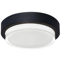 Elm 9" Wide Black LED Outdoor Ceiling Light