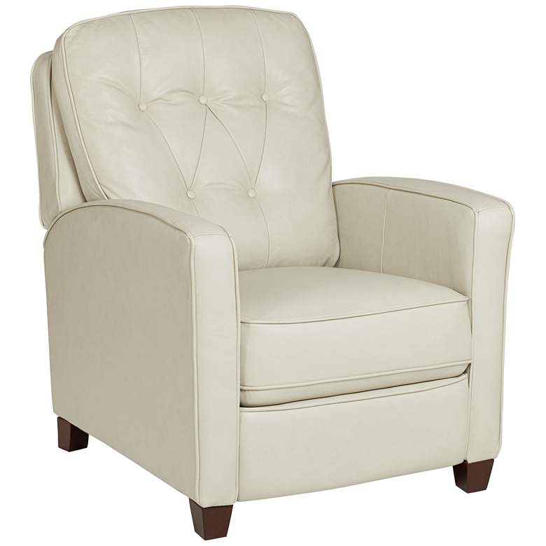 Image 2 Elm Lane Benecict 27 1/2" Wide Pearl Leather 3-Way Recliner Chair
