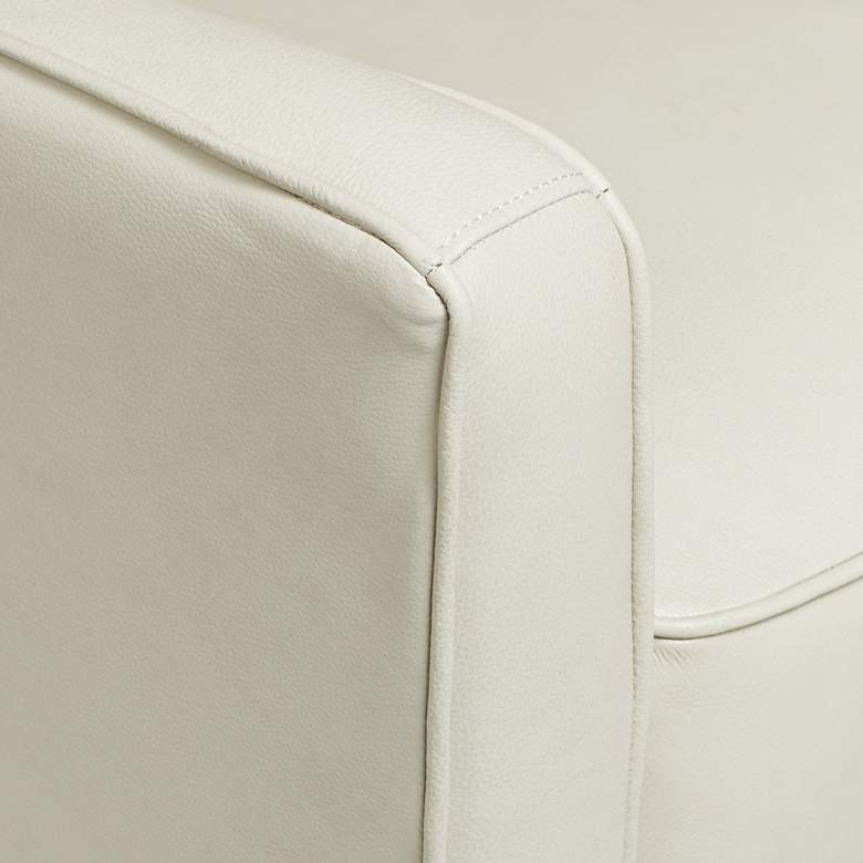 Image 4 Elm Lane Benecict 27 1/2" Wide Pearl Leather 3-Way Recliner Chair more views