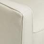 4_Elm Lane Benecict 27 1/2" Wide Pearl Leather 3-Way Recliner Chair more views