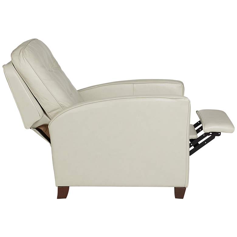 Image 6 Elm Lane Benecict 27 1/2" Wide Pearl Leather 3-Way Recliner Chair more views