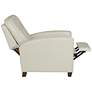 6_Elm Lane Benecict 27 1/2" Wide Pearl Leather 3-Way Recliner Chair more views
