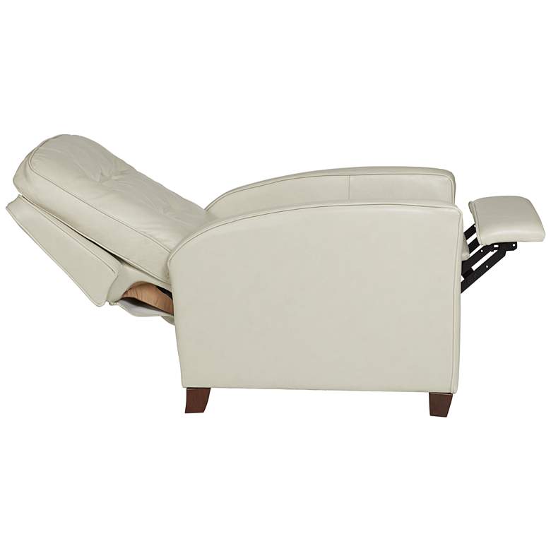 Image 7 Elm Lane Benecict 27 1/2" Wide Pearl Leather 3-Way Recliner Chair more views
