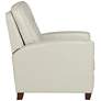 Elm Lane Benecict 27 1/2" Wide Pearl Leather 3-Way Recliner Chair