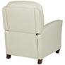 Elm Lane Benecict 27 1/2" Wide Pearl Leather 3-Way Recliner Chair