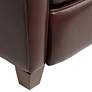 5_Elm Lane Benedict Livorno Chocolate Leather 3-Way Recliner Chair more views