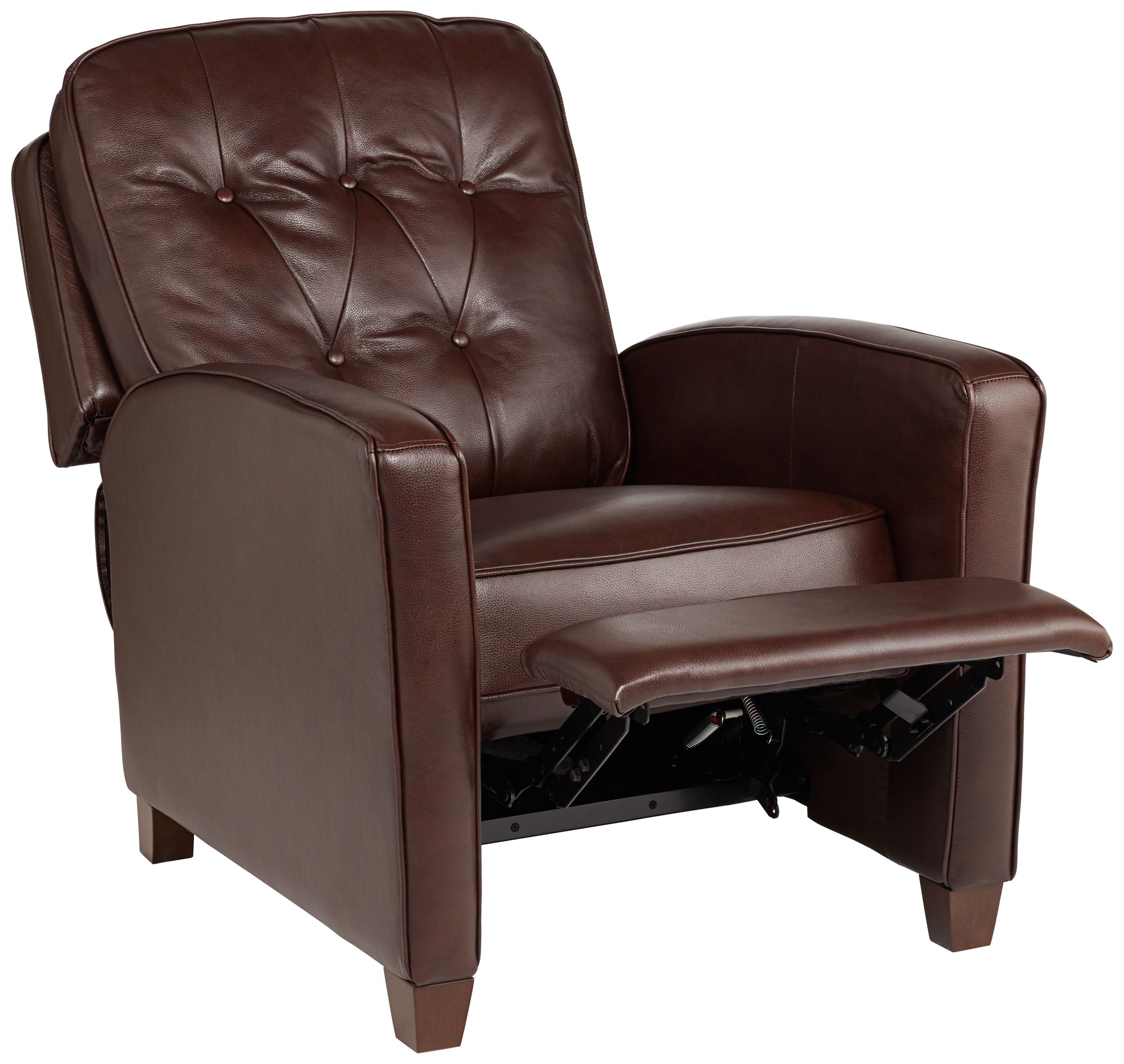 Elm Lane Benedict Livorno Chocolate Leather 3-Way Recliner Chair