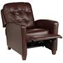 Elm Lane Benedict Livorno Chocolate Leather 3-Way Recliner Chair