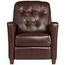 Elm Lane Benedict Livorno Chocolate Leather 3-Way Recliner Chair