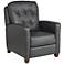 Elm Lane Benedict Livorno Gray Leather 3-Way Recliner Chair