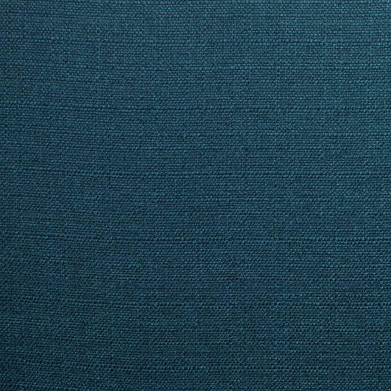 Image 3 Elm Lane Dixon 35 1/4" Blue Fabric Swoop Arm Chair more views