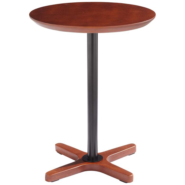 Image 1 Elm Lane Ellsworth 15 1/4 inch Wide Natural Wood Finish Standing Table