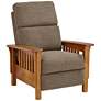 Thumbnail2 of Elm Lane Evan 33 1/2" Wide Chestnut Brown 3-Way Recliner Chair