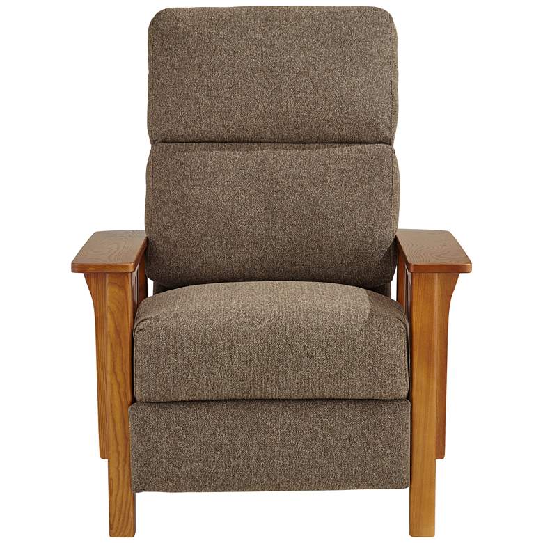 Image 6 Elm Lane Evan 33 1/2" Wide Chestnut Brown 3-Way Recliner Chair more views
