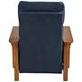 Elm Lane Evan Simone 33" Wide Navy Blue 3-Way Recliner Chair