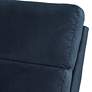 4_Elm Lane Evan Simone 33" Wide Navy Blue 3-Way Recliner Chair more views