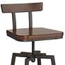 5_Elm Lane Roark Dark Bronze Adjustable Swivel Bar Stools Set of 2 more views