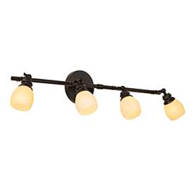 Image5 of Elm Park 36" Wide Adjustable 4-Head Bronze Track Style Ceiling Light more views