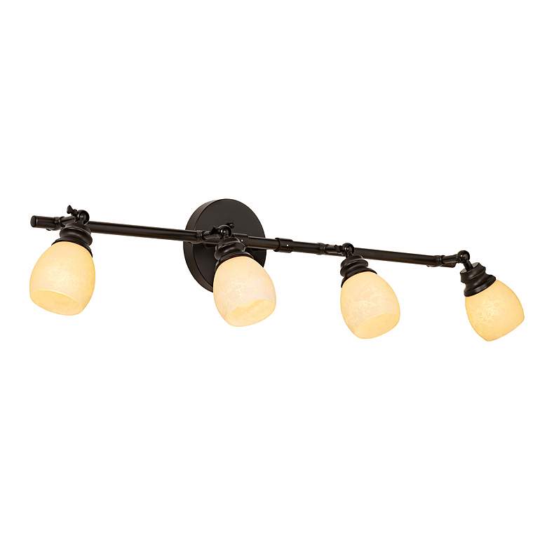 Image 5 Elm Park 36 inch Wide Adjustable 4-Head Bronze Track Style Ceiling Light more views
