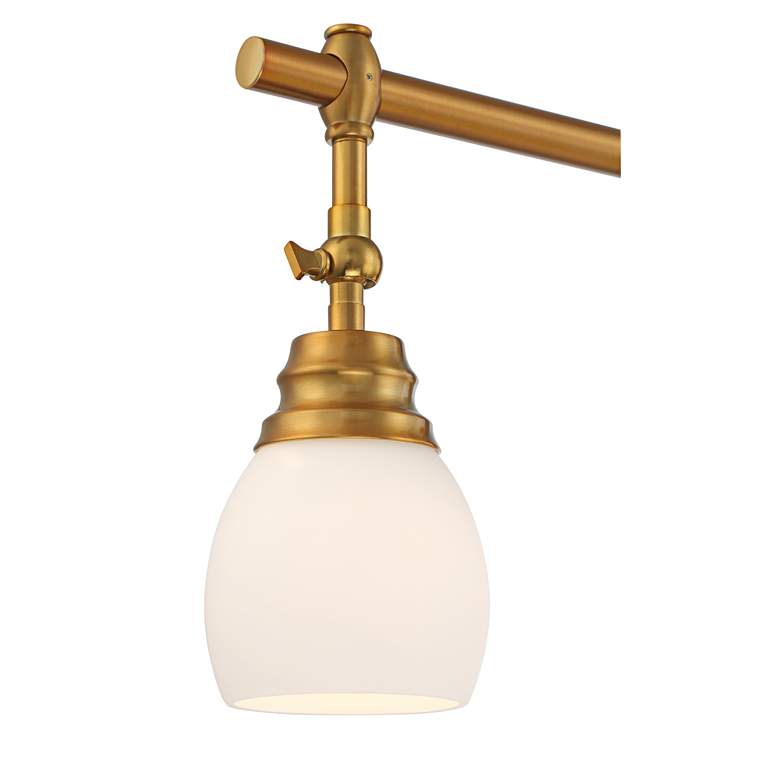 Image 5 Elm Park 4-Head Gold Finish Wall or Ceiling Track Light Kit more views