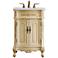 Elmere 24"W Light Antique Beige 2-Door Single Sink Vanity