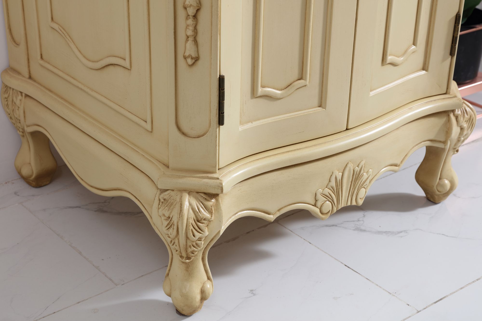 Elmere 24"W Light Antique Beige 2-Door Single Sink Vanity