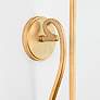 3_Elmhurst 27 1/2" High Vintage Gold Leaf Wall Sconce more views