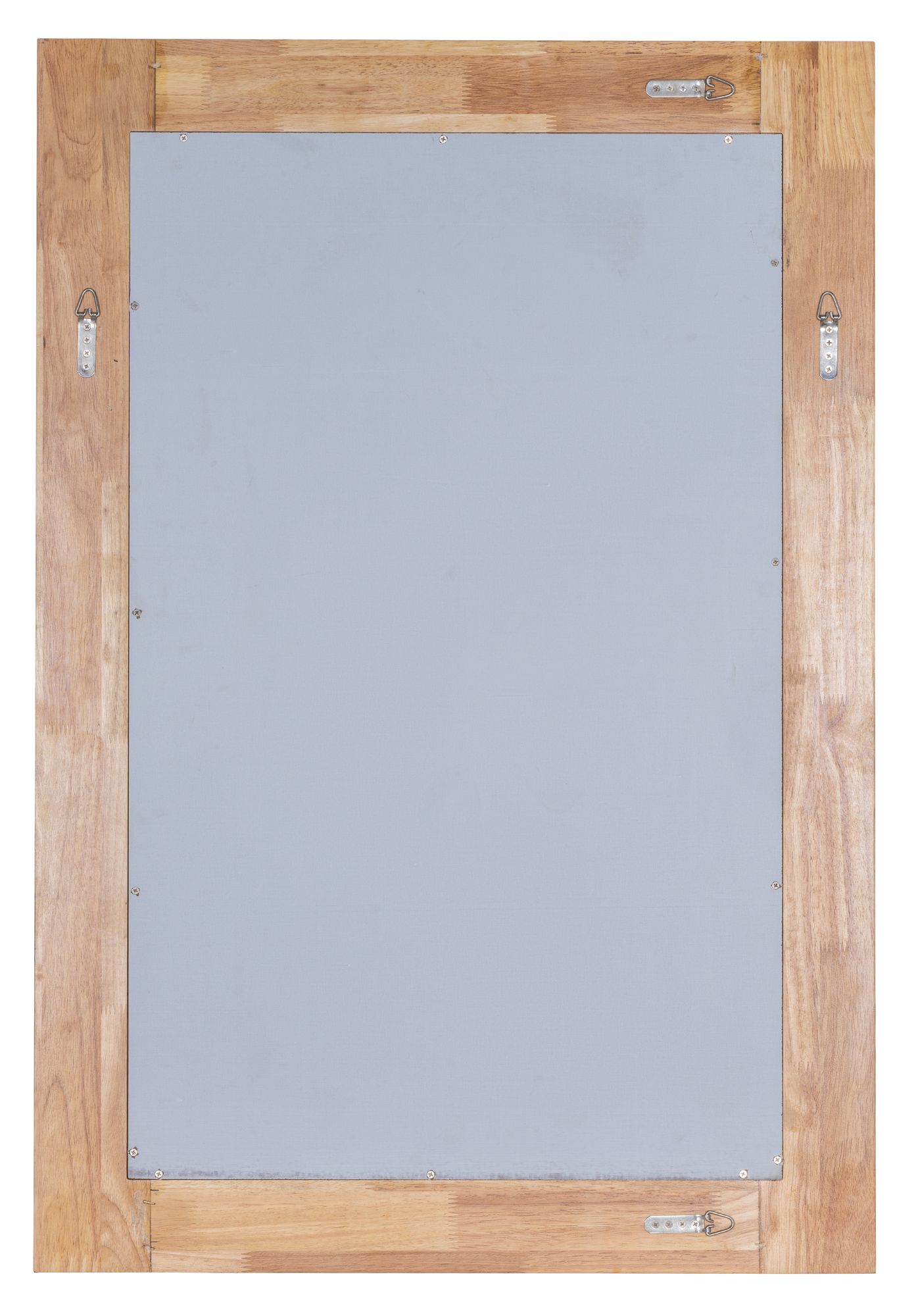 Image 3 Elmore Natural 44" x 30" Wood Rectangle Wall Mirror more views