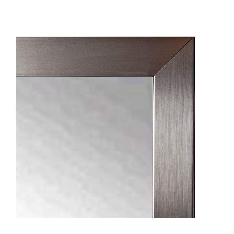 Image 2 Elmore Silver Petite 20 inch x 24 inch Wall Mirror more views